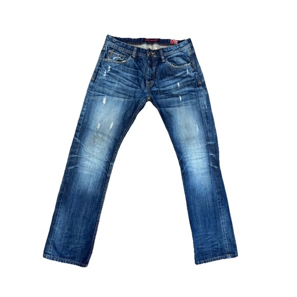 Cult Of Individuality Japanese Selvedge Denim Rebel Straight Jeans Men's 33X34 - Picture 1 of 9